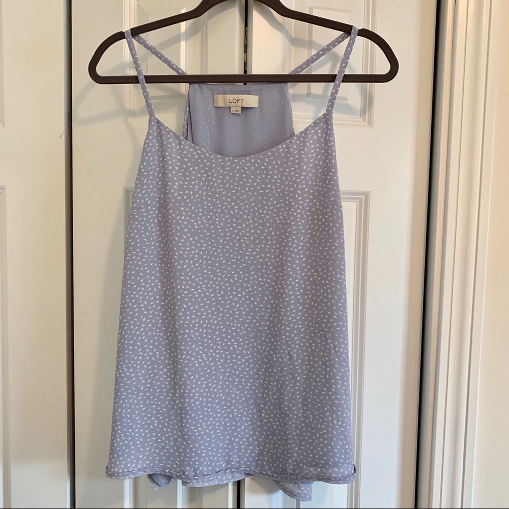 Loft Swing Camisole Blouse in Periwinkle